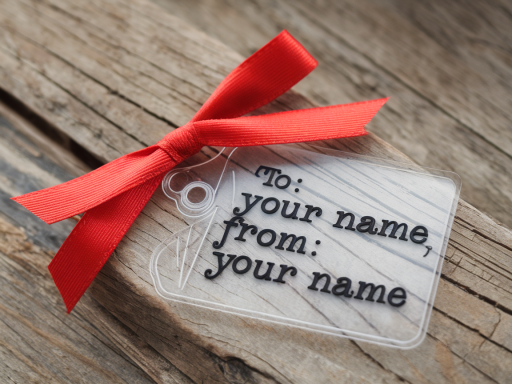 Comment fabriquer des étiquettes cadeau plastifiées maison qui tiennent dans le temps