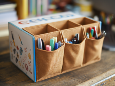 Comment transformer une boîte de céréales en organiseur de papeterie avec pochettes amovibles