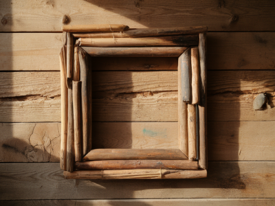 Comment réaliser un cadre photo original avec des baguettes en bois récupérées