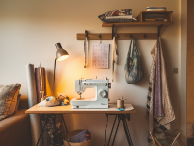 Comment organiser un coin couture fonctionnel dans un petit appartement
