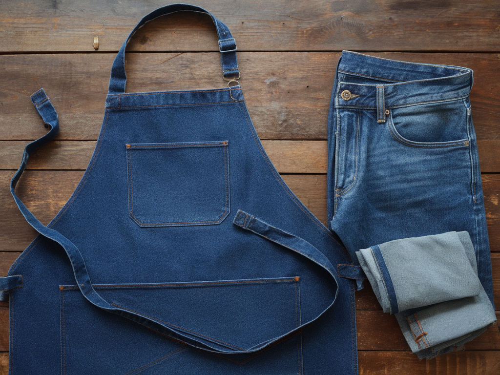 Comment upcycler un jean en tablier d'atelier résistant et réglable