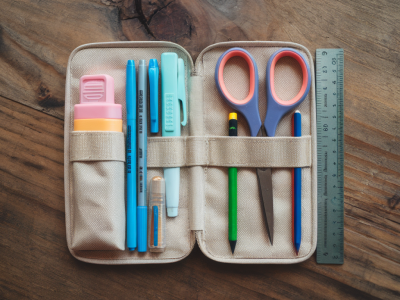 Comment créer un kit papeterie voyage compact avec pochettes et élastiques