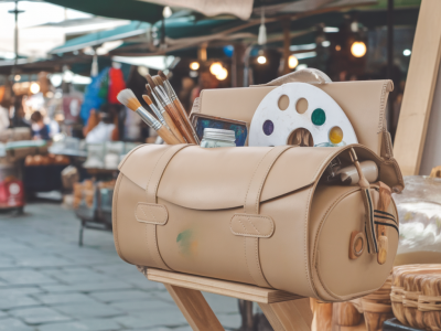 Comment organiser un atelier créatif nomade dans un sac roll‑up pour marchés et ateliers