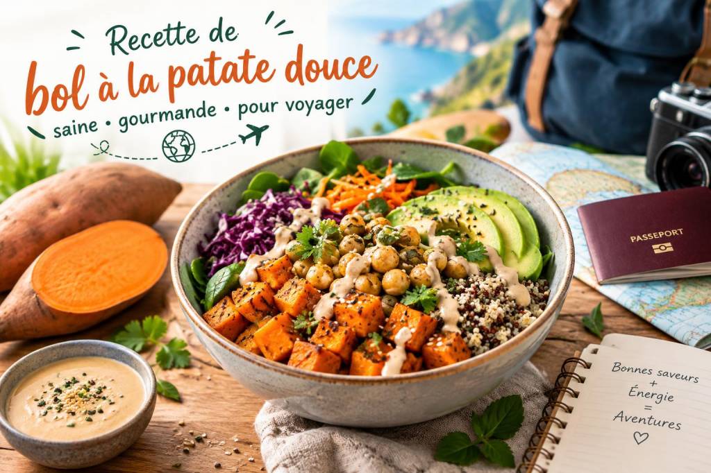Recette de bol à la patate douce : saine, gourmande pour voyager